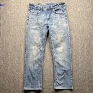 TK Axel Jeans Mens 32x32 Blue Fits 32x28 Harbor Embroidered Pockets